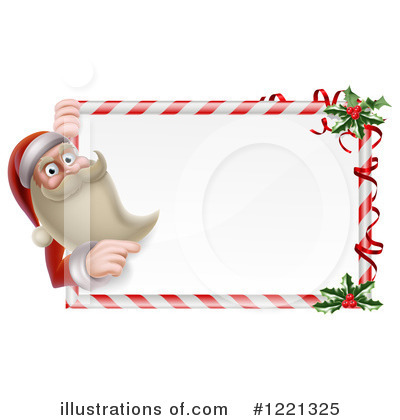 Royalty-Free (RF) Santa Clipart Illustration by AtStockIllustration - Stock Sample #1221325