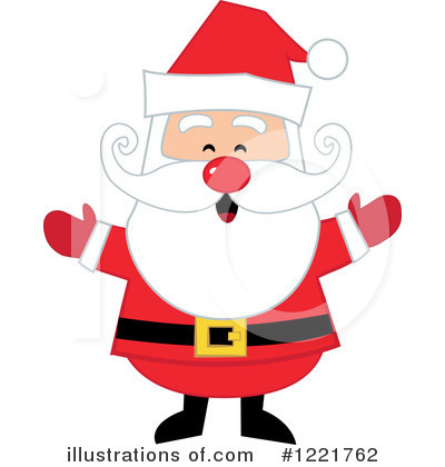 Royalty-Free (RF) Santa Clipart Illustration by peachidesigns - Stock Sample #1221762
