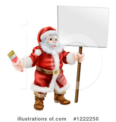 Royalty-Free (RF) Santa Clipart Illustration by AtStockIllustration - Stock Sample #1222250