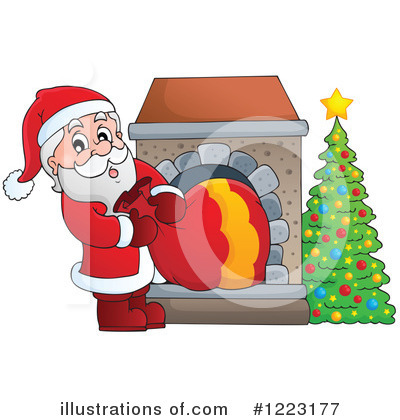 Santa Clipart #1223177 by visekart