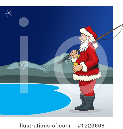 Royalty-Free (RF) Santa Clipart Illustration by David Rey - Stock Sample #1223668