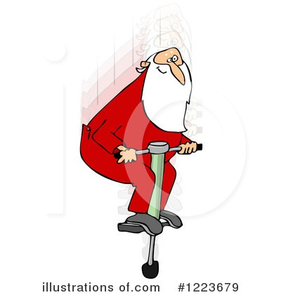 Royalty-Free (RF) Santa Clipart Illustration by djart - Stock Sample #1223679