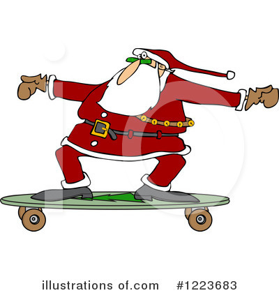 Royalty-Free (RF) Santa Clipart Illustration by djart - Stock Sample #1223683