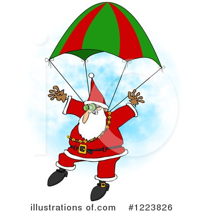 Royalty-Free (RF) Santa Clipart Illustration by djart - Stock Sample #1223826