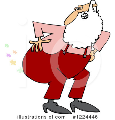 Royalty-Free (RF) Santa Clipart Illustration by djart - Stock Sample #1224446