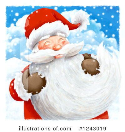 Santa Claus Clipart #1243019 by lineartestpilot