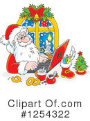 Santa Clipart #1254322 by Alex Bannykh