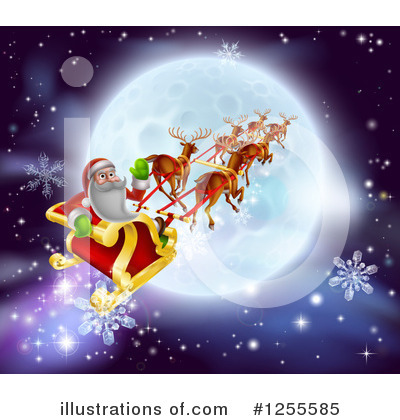 Royalty-Free (RF) Santa Clipart Illustration by AtStockIllustration - Stock Sample #1255585