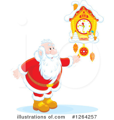 Royalty-Free (RF) Santa Clipart Illustration by Alex Bannykh - Stock Sample #1264257