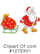 Santa Clipart #1272901 by Alex Bannykh