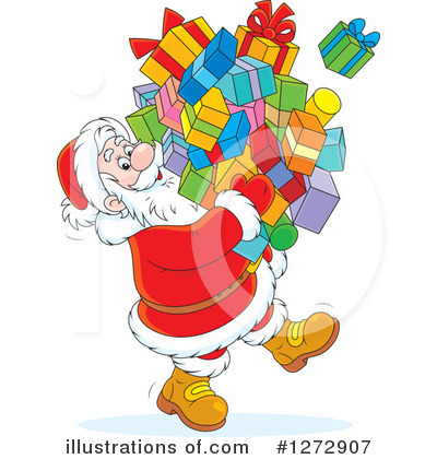 Royalty-Free (RF) Santa Clipart Illustration by Alex Bannykh - Stock Sample #1272907