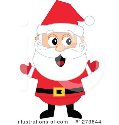 Royalty-Free (RF) Santa Clipart Illustration by peachidesigns - Stock Sample #1273844