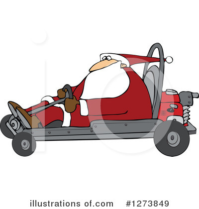Royalty-Free (RF) Santa Clipart Illustration by djart - Stock Sample #1273849