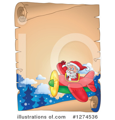 Royalty-Free (RF) Santa Clipart Illustration by visekart - Stock Sample #1274536