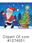 Santa Clipart #1274551 by visekart