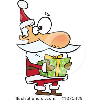 Royalty-Free (RF) Santa Clipart Illustration by toonaday - Stock Sample #1275489