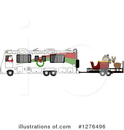 Royalty-Free (RF) Santa Clipart Illustration by djart - Stock Sample #1276496