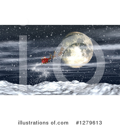 Royalty-Free (RF) Santa Clipart Illustration by KJ Pargeter - Stock Sample #1279613