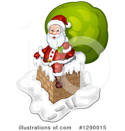 Royalty-Free (RF) Santa Clipart Illustration by merlinul - Stock Sample #1290015