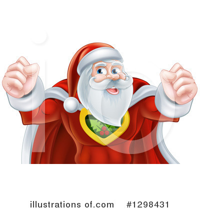 Royalty-Free (RF) Santa Clipart Illustration by AtStockIllustration - Stock Sample #1298431