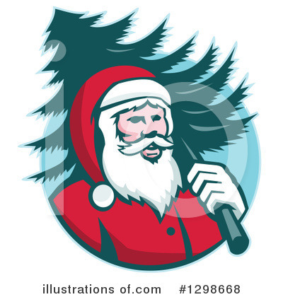 Royalty-Free (RF) Santa Clipart Illustration by patrimonio - Stock Sample #1298668