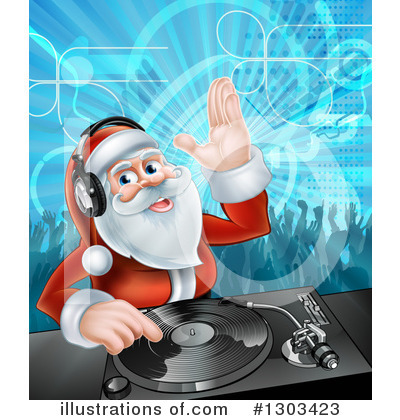 Royalty-Free (RF) Santa Clipart Illustration by AtStockIllustration - Stock Sample #1303423