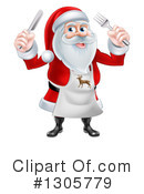Santa Clipart #1305779 by AtStockIllustration