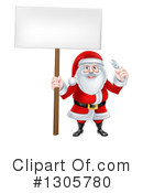Santa Clipart #1305780 by AtStockIllustration
