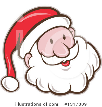 Royalty-Free (RF) Santa Clipart Illustration by patrimonio - Stock Sample #1317009
