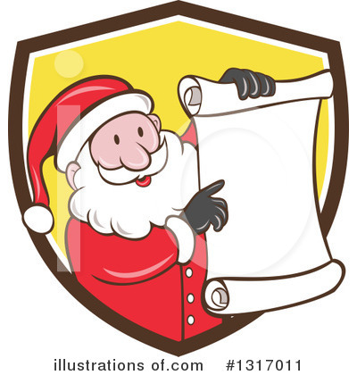 Royalty-Free (RF) Santa Clipart Illustration by patrimonio - Stock Sample #1317011