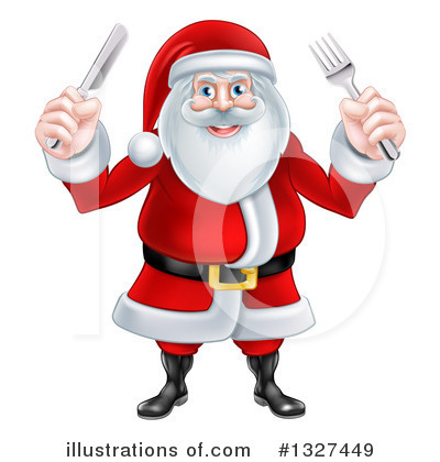 Royalty-Free (RF) Santa Clipart Illustration by AtStockIllustration - Stock Sample #1327449