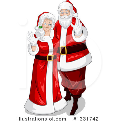 Royalty-Free (RF) Santa Clipart Illustration by Liron Peer - Stock Sample #1331742