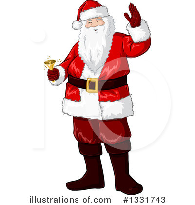Royalty-Free (RF) Santa Clipart Illustration by Liron Peer - Stock Sample #1331743