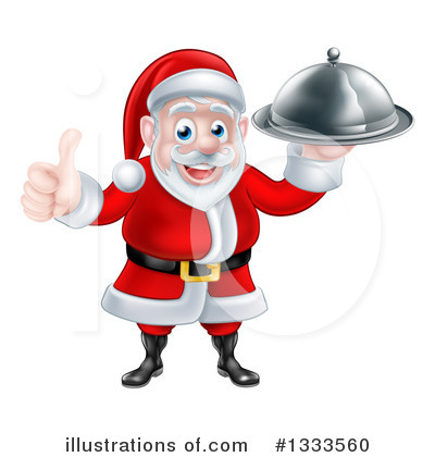 Royalty-Free (RF) Santa Clipart Illustration by AtStockIllustration - Stock Sample #1333560