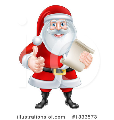 Royalty-Free (RF) Santa Clipart Illustration by AtStockIllustration - Stock Sample #1333573
