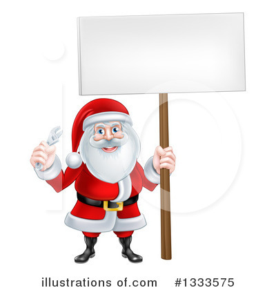 Royalty-Free (RF) Santa Clipart Illustration by AtStockIllustration - Stock Sample #1333575