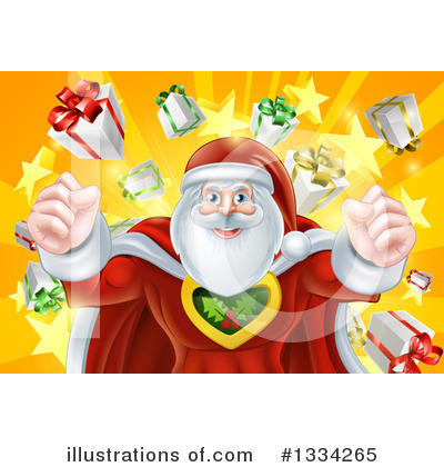 Royalty-Free (RF) Santa Clipart Illustration by AtStockIllustration - Stock Sample #1334265