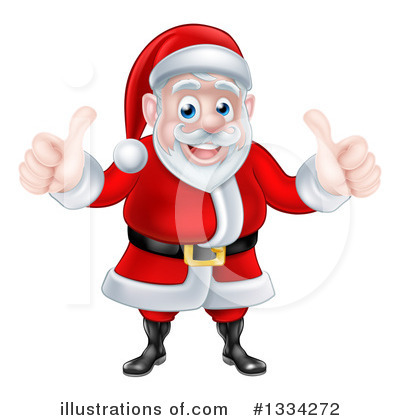 Royalty-Free (RF) Santa Clipart Illustration by AtStockIllustration - Stock Sample #1334272