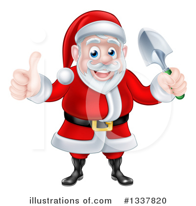 Royalty-Free (RF) Santa Clipart Illustration by AtStockIllustration - Stock Sample #1337820