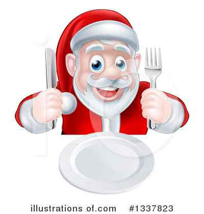 Royalty-Free (RF) Santa Clipart Illustration by AtStockIllustration - Stock Sample #1337823