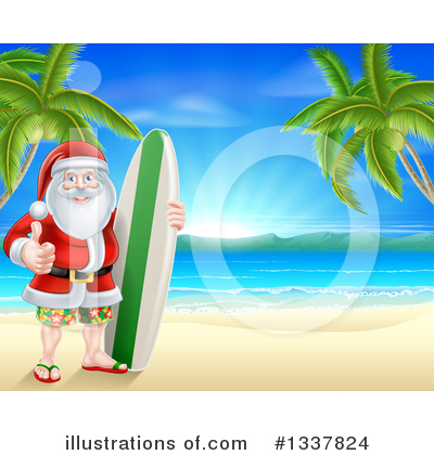 Royalty-Free (RF) Santa Clipart Illustration by AtStockIllustration - Stock Sample #1337824