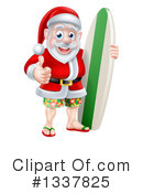 Santa Clipart #1337825 by AtStockIllustration