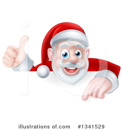 Royalty-Free (RF) Santa Clipart Illustration by AtStockIllustration - Stock Sample #1341529