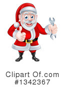 Santa Clipart #1342367 by AtStockIllustration