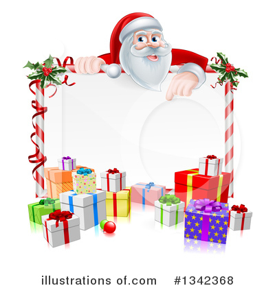 Royalty-Free (RF) Santa Clipart Illustration by AtStockIllustration - Stock Sample #1342368