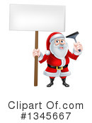 Santa Clipart #1345667 by AtStockIllustration