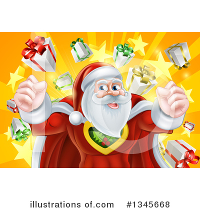 Royalty-Free (RF) Santa Clipart Illustration by AtStockIllustration - Stock Sample #1345668