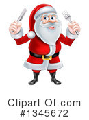 Santa Clipart #1345672 by AtStockIllustration