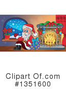 Santa Clipart #1351600 by visekart