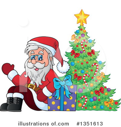 Santa Clipart #1351613 by visekart